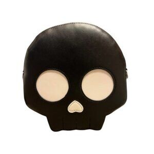 Halloween Ghost Gothic Shoulder Bag Women Novelty Devil Skull Leather Purse- NEW